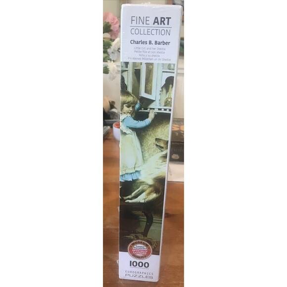 Little Girl & Her Sheltie 1000 Piece Jigsaw Puzzle Eurographics New - Picture 3 of 6